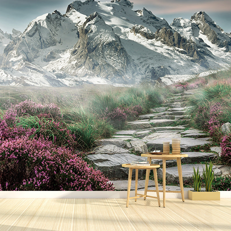 Decorative Wall Mural Wallpaper Outdoor Path Sitting Room Wall Mural