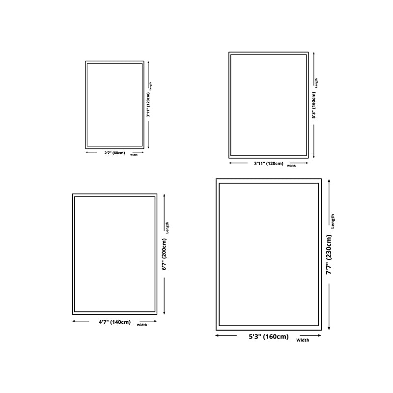 Hellgrau unregelmäßiger gestreiften Teppich Polyester Moderner Teppich Waschbar Teppich für Wohnzimmer