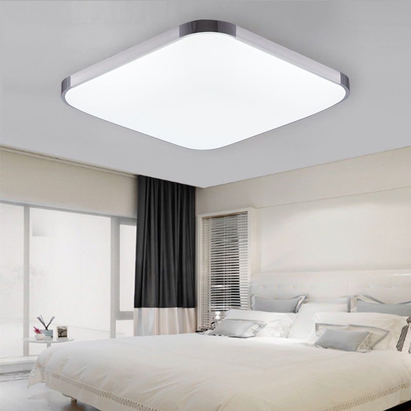 Minimalist LED Flush Mount Ceiling Light Modern Geometry Ceiling Lamp with Acrylic Shade