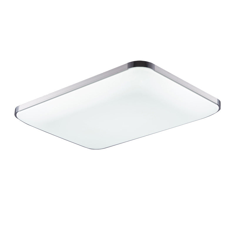 Minimalist LED Flush Mount Ceiling Light Modern Geometry Ceiling Lamp with Acrylic Shade