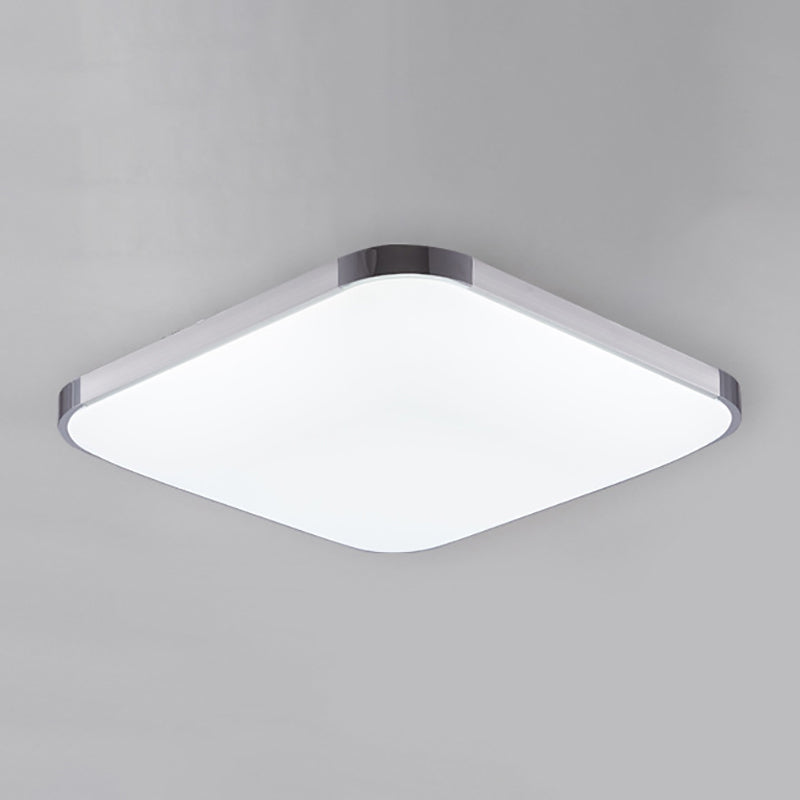 Minimalist LED Flush Mount Ceiling Light Modern Geometry Ceiling Lamp with Acrylic Shade