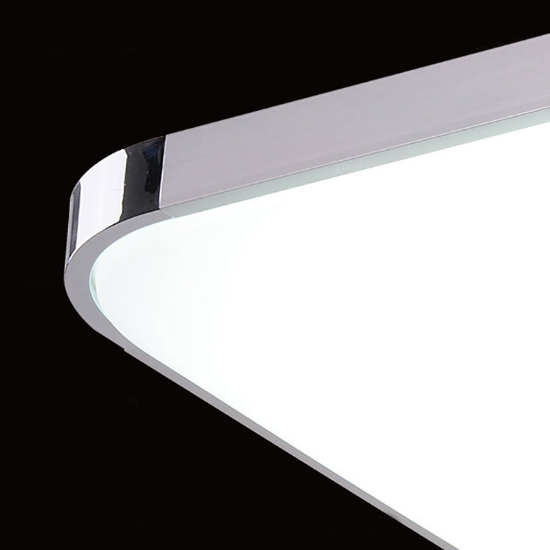 Minimalist LED Flush Mount Ceiling Light Modern Geometry Ceiling Lamp with Acrylic Shade
