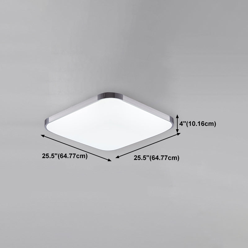 Minimalist LED Flush Mount Ceiling Light Modern Geometry Ceiling Lamp with Acrylic Shade