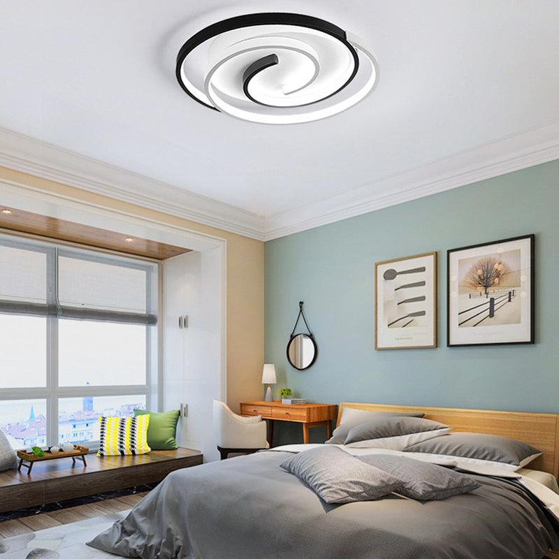 Modern Style Flush Mount Ceiling Light Minimalist LED Geometry Ceiling Lamp