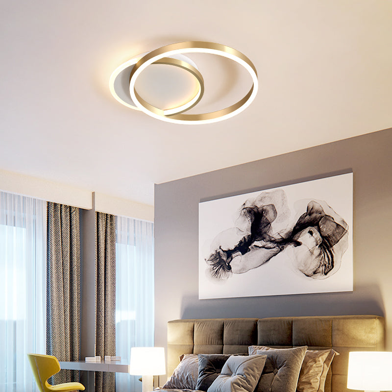 LED Flush Mounted Ceiling Lights Simplicity Ceiling Lighting Fixture for Living Room