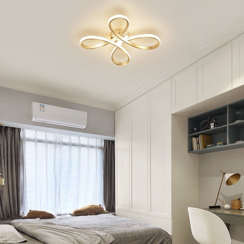 LED Flush Mounted Ceiling Lights Simplicity Ceiling Lighting Fixture for Bedroom