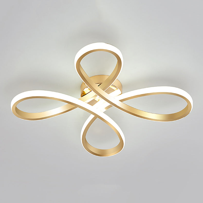 LED Flush Mounted Ceiling Lights Simplicity Ceiling Lighting Fixture for Bedroom