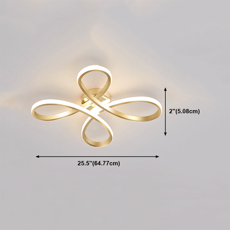 LED Flush Mounted Ceiling Lights Simplicity Ceiling Lighting Fixture for Bedroom