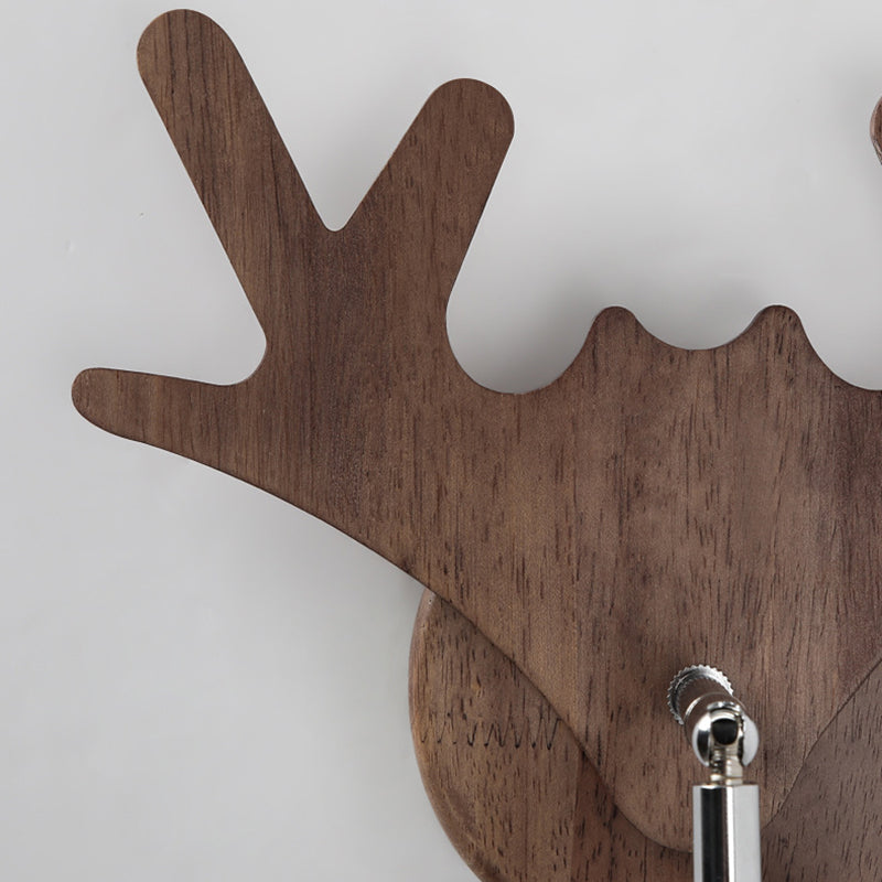 Nordic Style Glass Wall Light Geometrische 1 leichte Wandleuchten mit Holz für Schlafzimmer