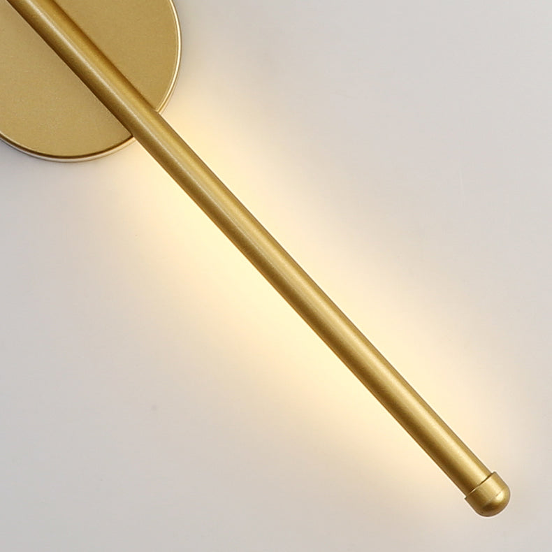 Metall Linearer Schatten Wandleuchten moderner Stil 1- Lichtwandmontiertes Licht