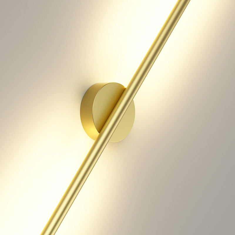 Linearer Schatten Metall Wandleuchten moderner Stil 2 Leuchten Wandmontage Licht montiert