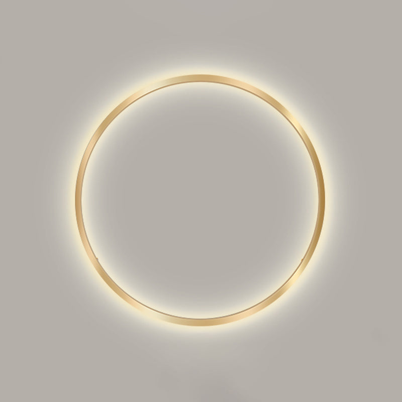 Runde Schatten Metall Wandleuchter moderner Stil mit einem leichten Wand montiertes Licht