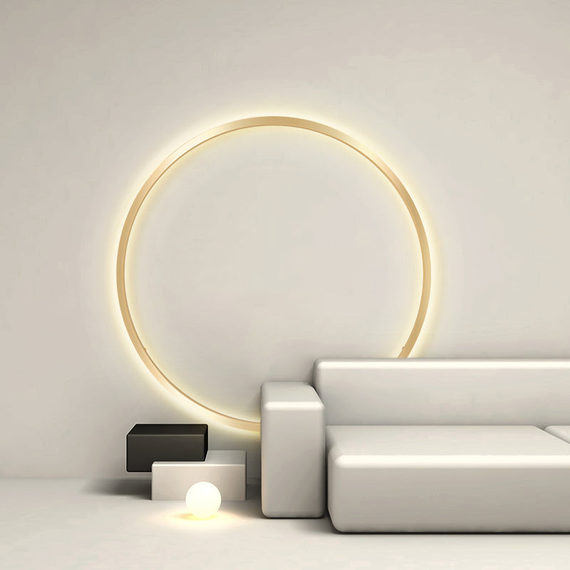 Runde Schatten Metall Wandleuchter moderner Stil mit einem leichten Wand montiertes Licht