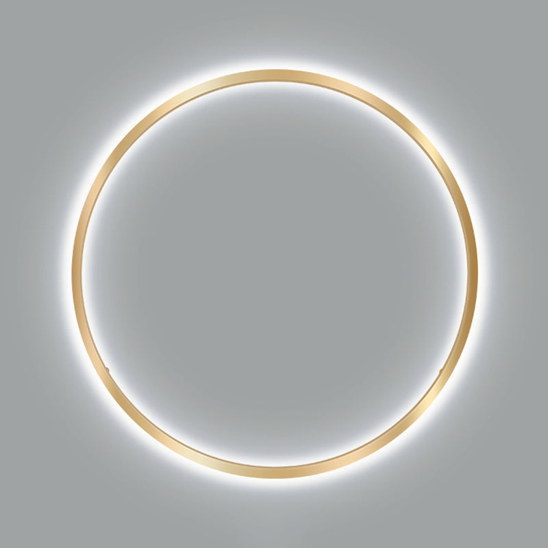 Runde Schatten Metall Wandleuchter moderner Stil mit einem leichten Wand montiertes Licht