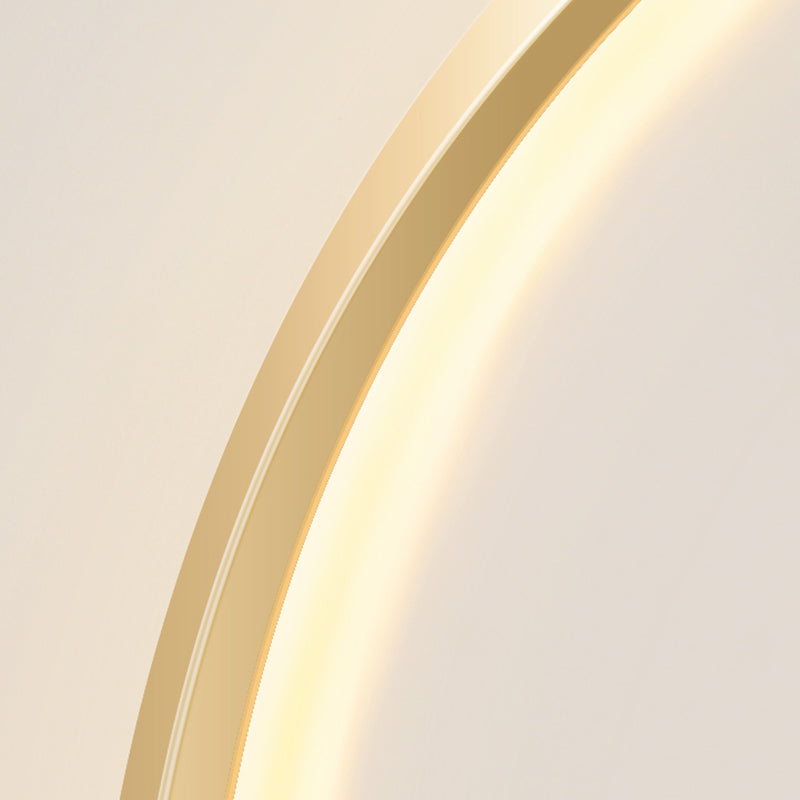 Runde Schatten Metall Wandleuchter moderner Stil mit einem leichten Wand montiertes Licht