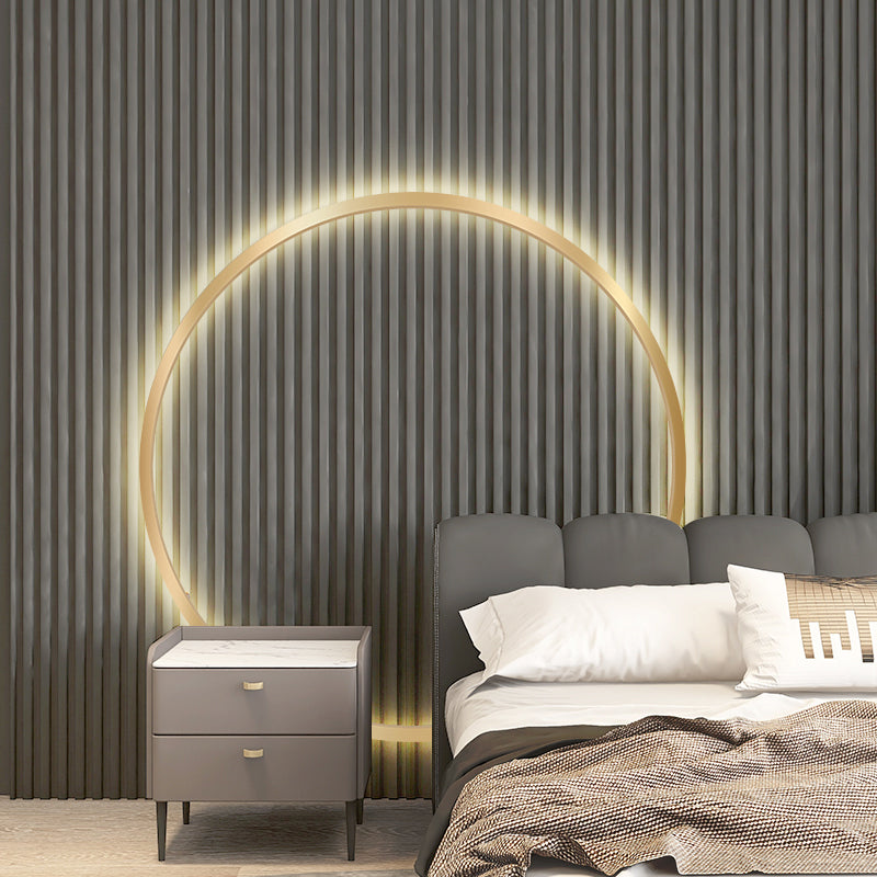 Runde Schatten Metall Wandleuchter moderner Stil mit einem leichten Wand montiertes Licht