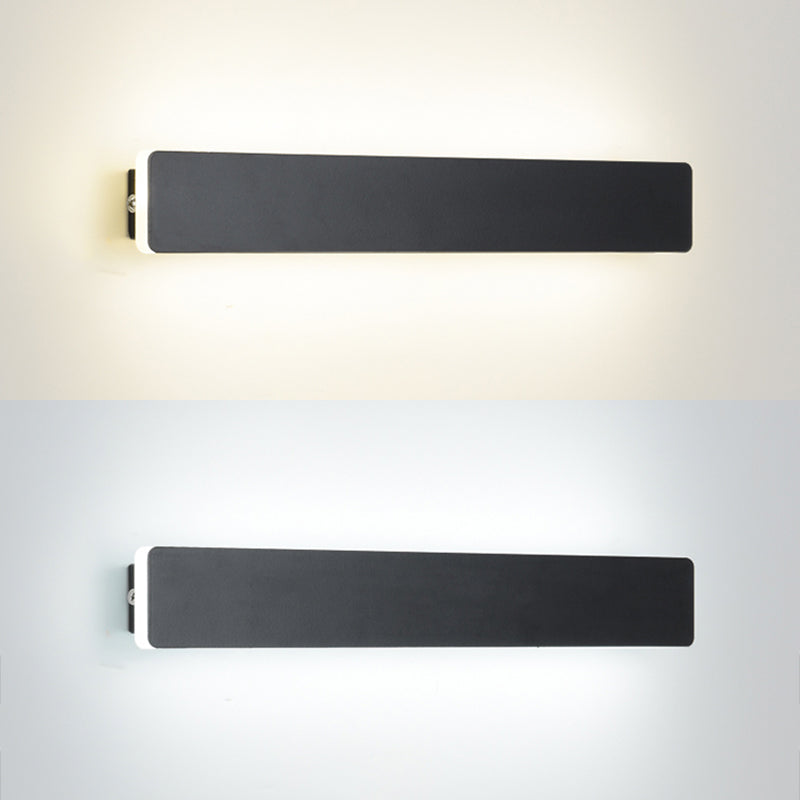 Linearer Schatten Metall Wandleuchter moderner Stil mit einem leichten Wand montiertes Licht