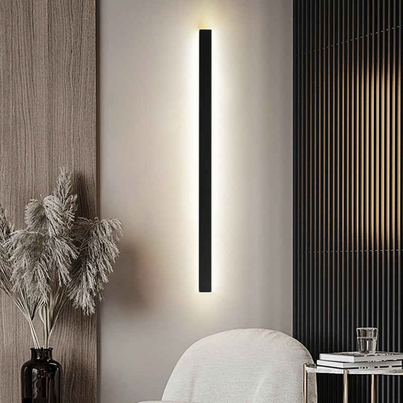 Linearer Schatten Metall Wandleuchter moderner Stil mit einem leichten Wand montiertes Licht