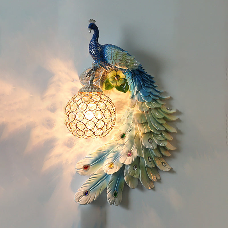 1 lampade a parete a sfera leggera applique in stile moderno