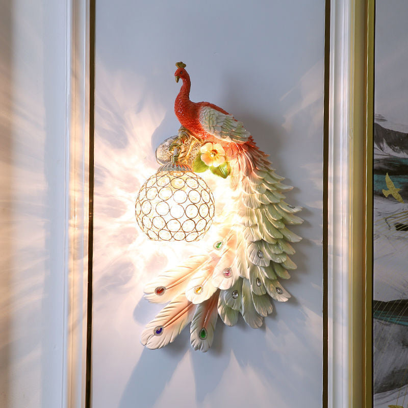 1 lampade a parete a sfera leggera applique in stile moderno