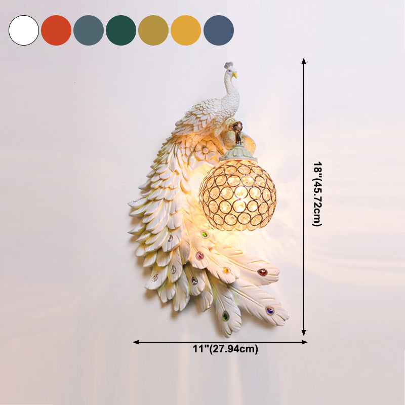 1 lampade a parete a sfera leggera applique in stile moderno