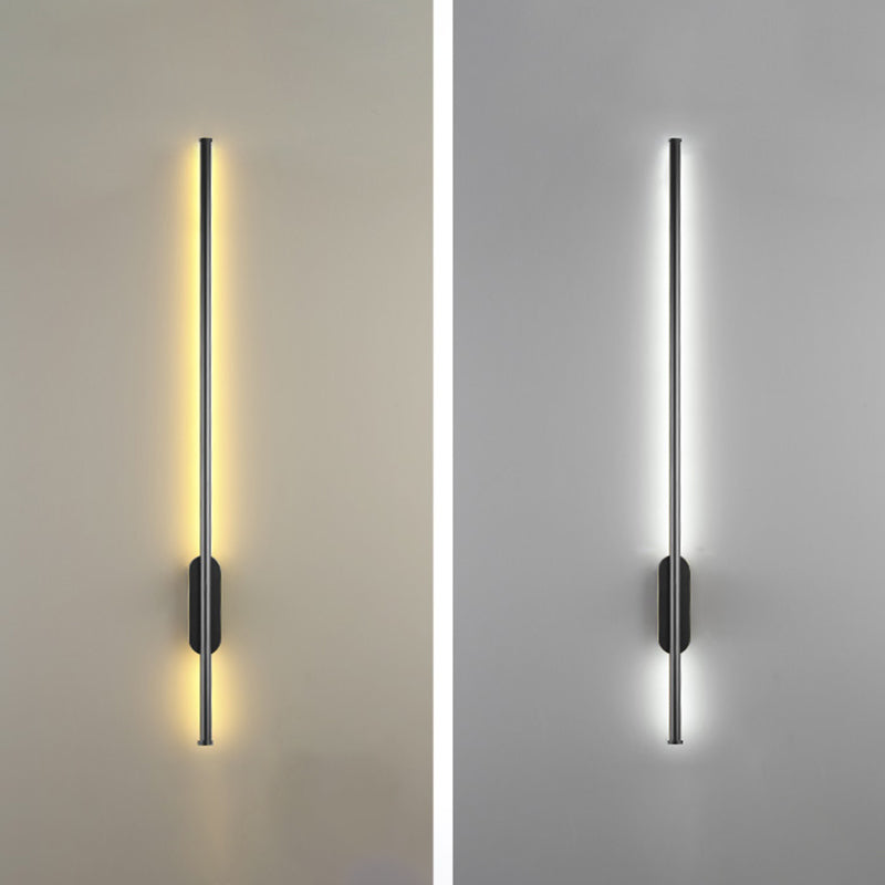 1 Light Linear Wall Sconces Modern Style Metal Wall Mounted Lamps