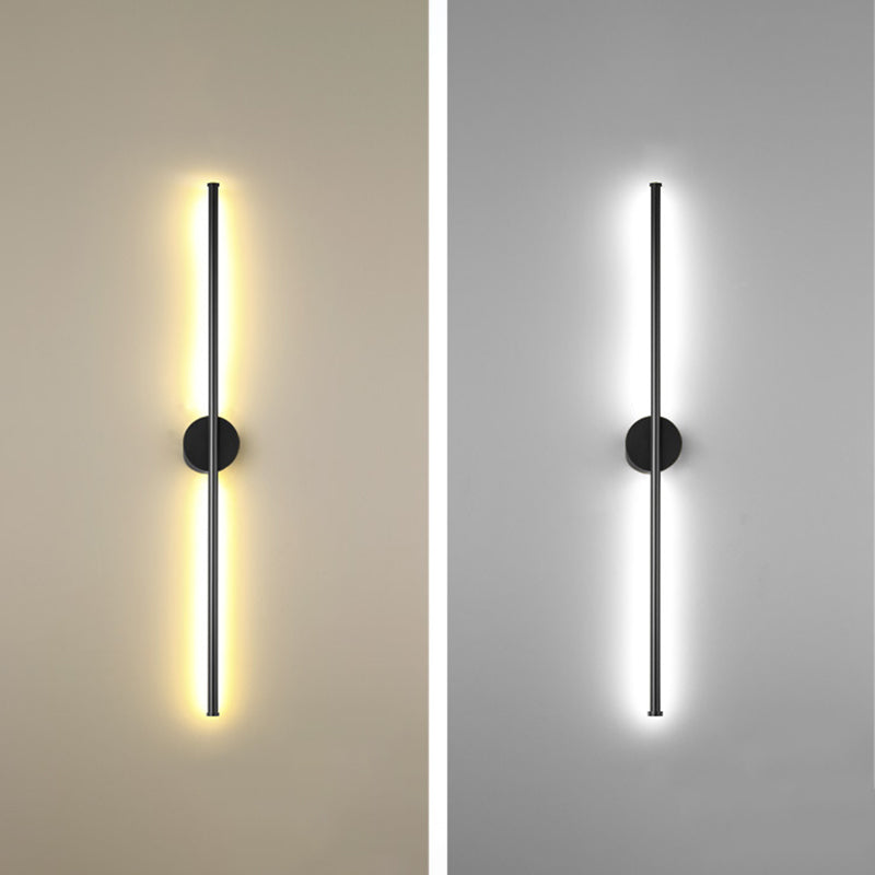 1 Light Linear Wall Sconces Modern Style Metal Wall Mounted Lamps