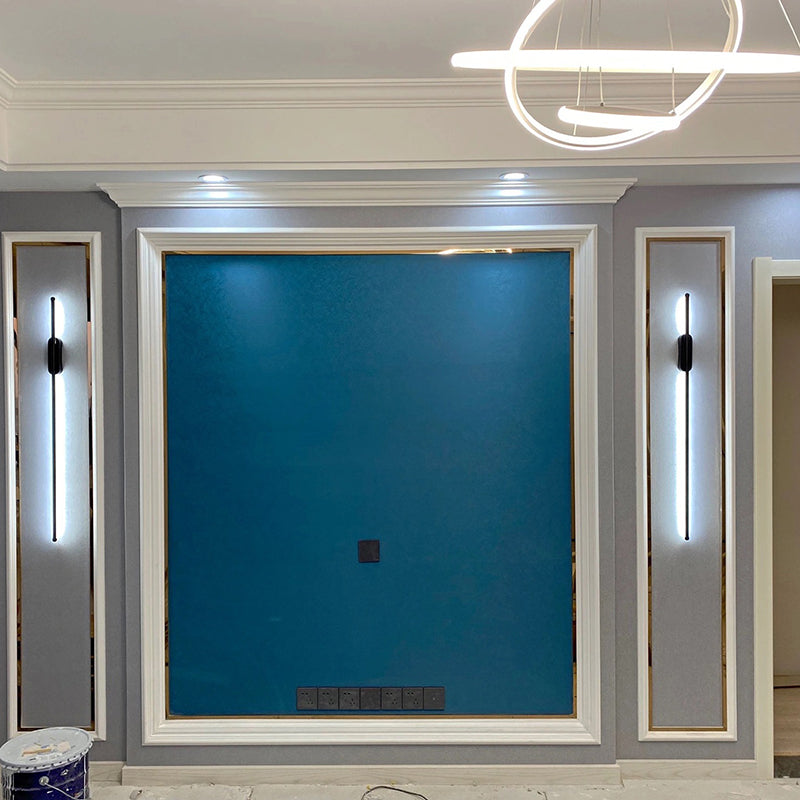 1 Light Linear Wall Sconces Modern Style Metal Wall Mounted Lamps