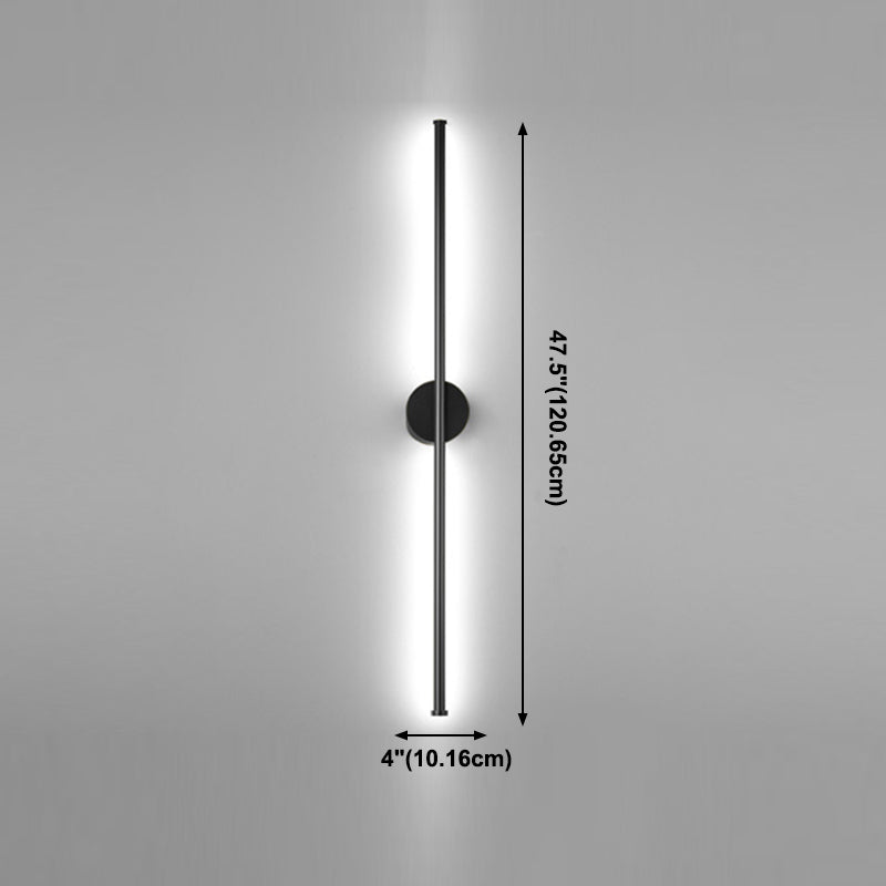 1 Light Linear Wall Sconces Modern Style Metal Wall Mounted Lamps