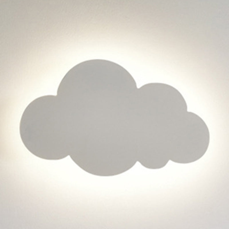 1 appliques murales en forme de nuage clair des lampes murales en métal de style moderne
