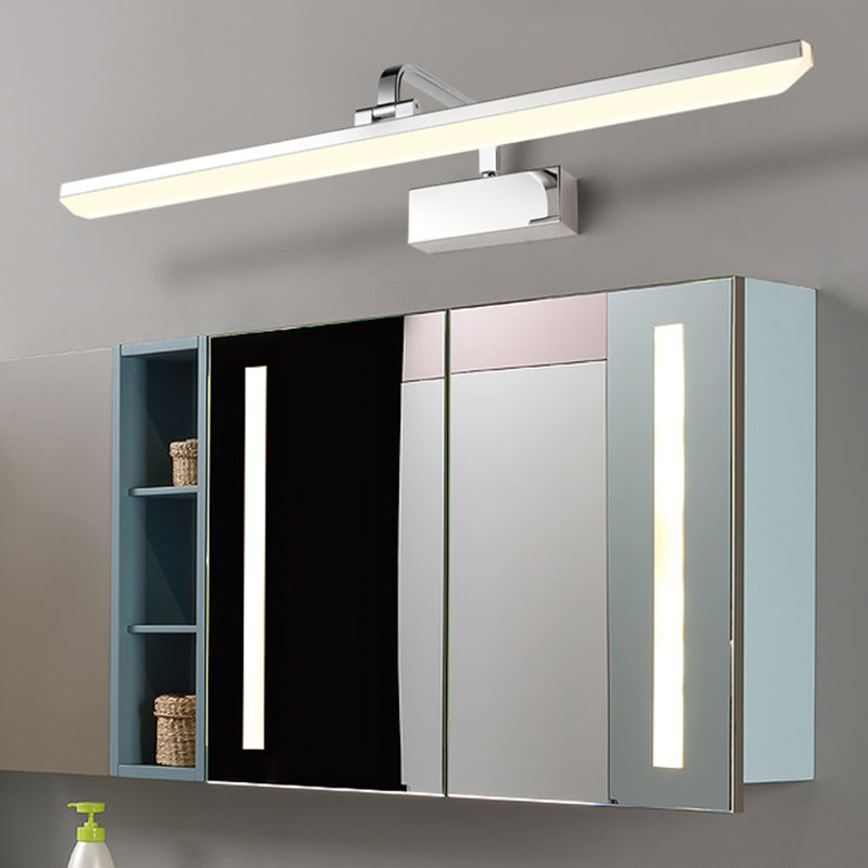 1 lichte lineaire wandwandcontract Moderne stijl metalen wandverlichting voor doucheruimte