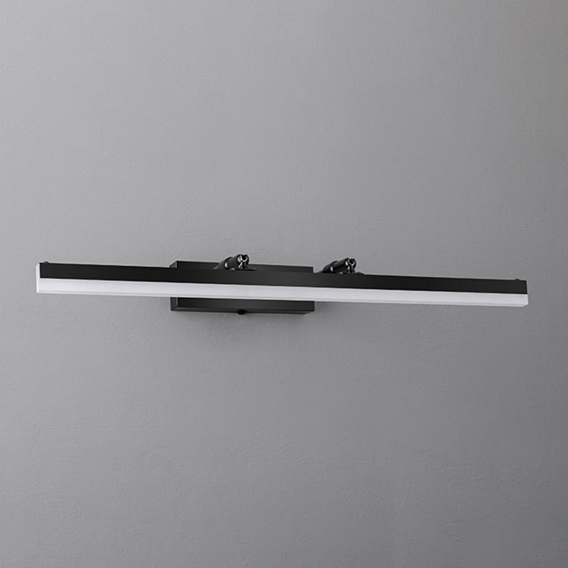 1-Light Linear Wall Sconce Modern Style Metal Wall Lighting for Bathroom