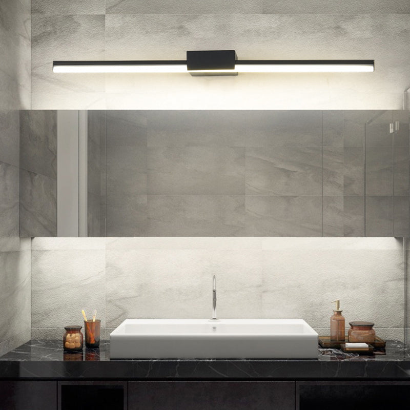 1 Éclairage mural à bande légère de style moderne pour la salle de douche