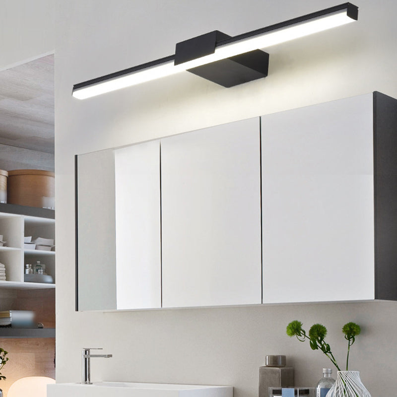 1 Éclairage mural à bande légère de style moderne pour la salle de douche