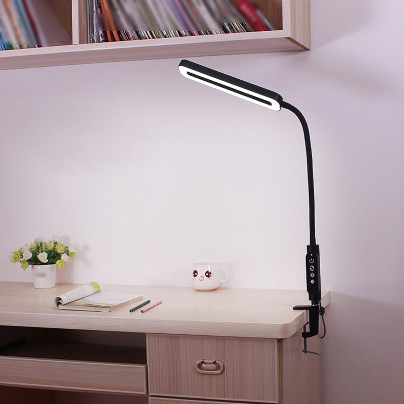 Linear Night Table Lamp Modern Style Metal Single Light Table Light