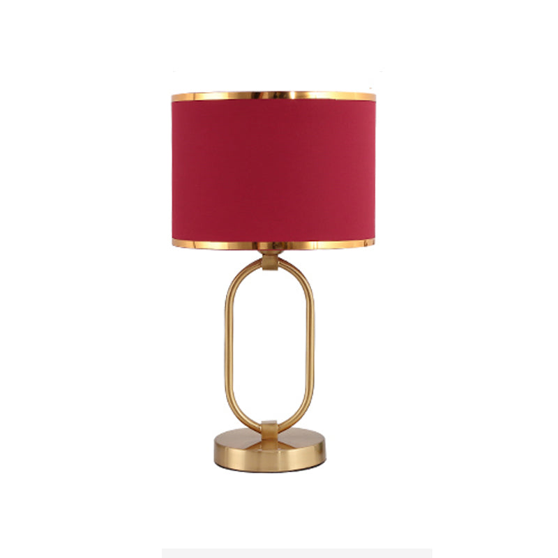 Lampada da tavolo da tavolo in tessuto contemporaneo Lampada per la scrivania per la scrivania per soggiorno per soggiorno
