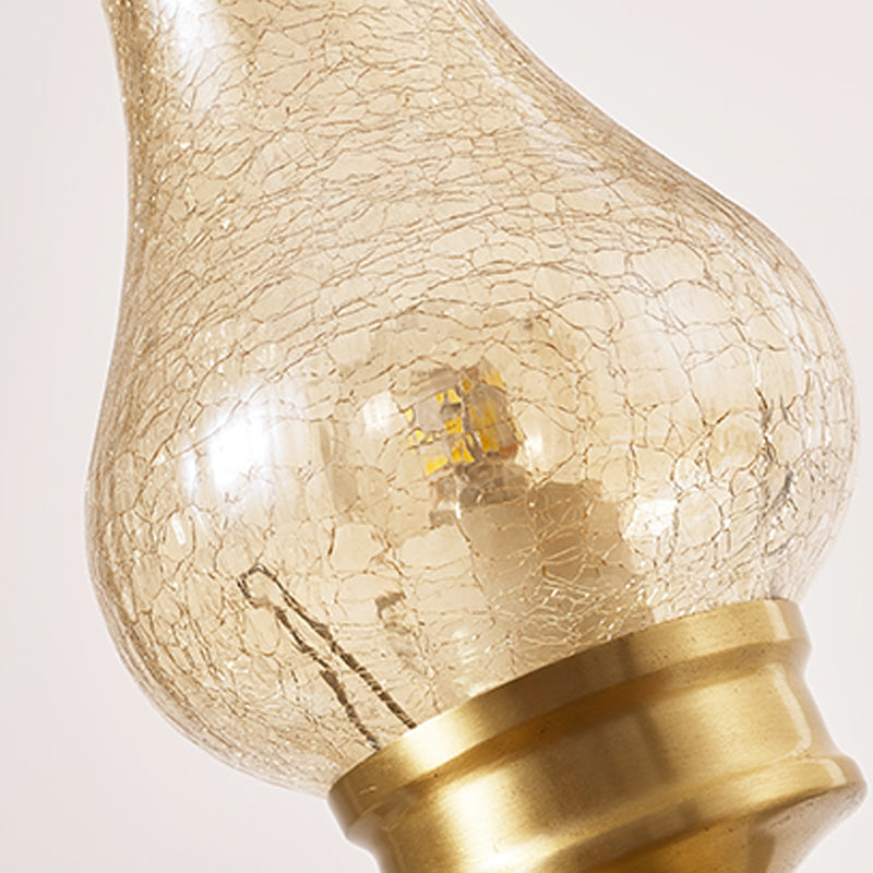 Contemporary Glass Table Lamp Eye-caring Table Lighting Fixture for Living Room