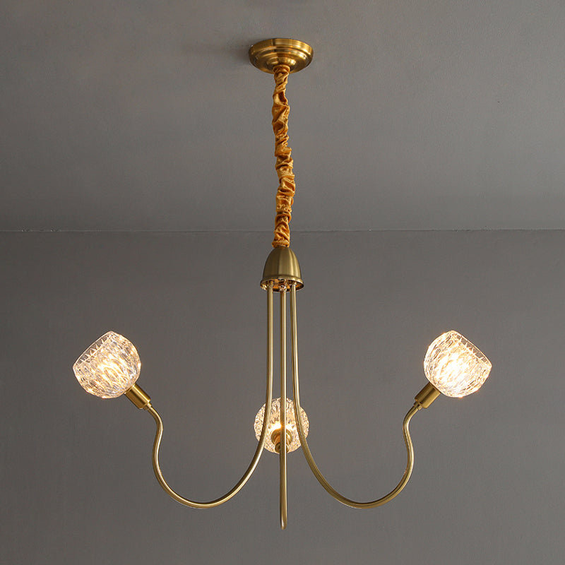 Contemporary Chandelier Simplicity Hanging Lighting Fixture for Sitting Room