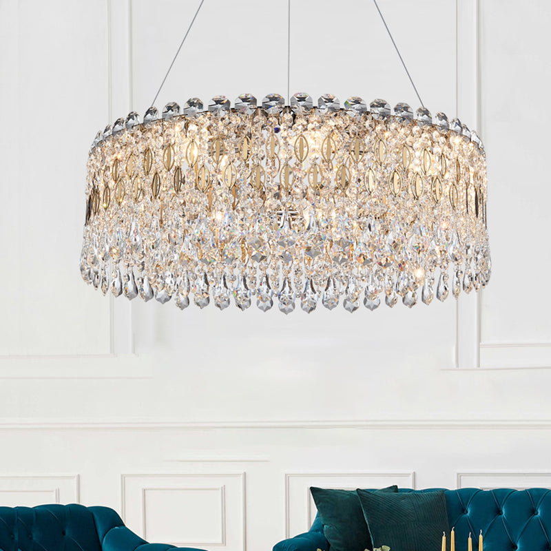 Contemporary Style Geometry Pendant Chandeliers Crystal Chandelier Lighting Fixtures
