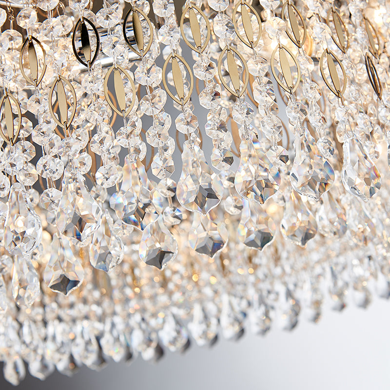 Contemporary Style Geometry Pendant Chandeliers Crystal Chandelier Lighting Fixtures