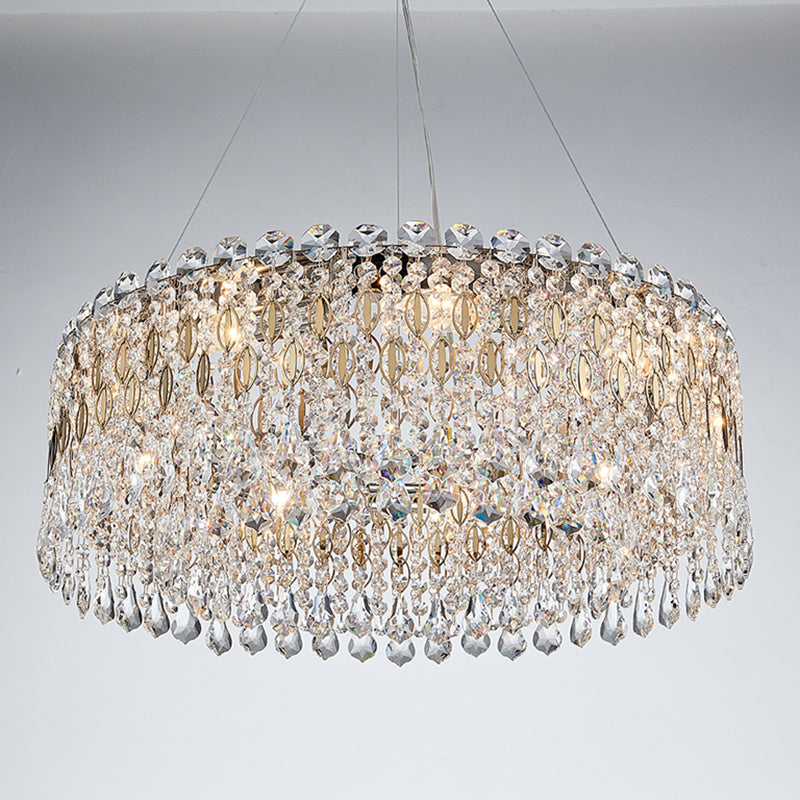 Contemporary Style Geometry Pendant Chandeliers Crystal Chandelier Lighting Fixtures