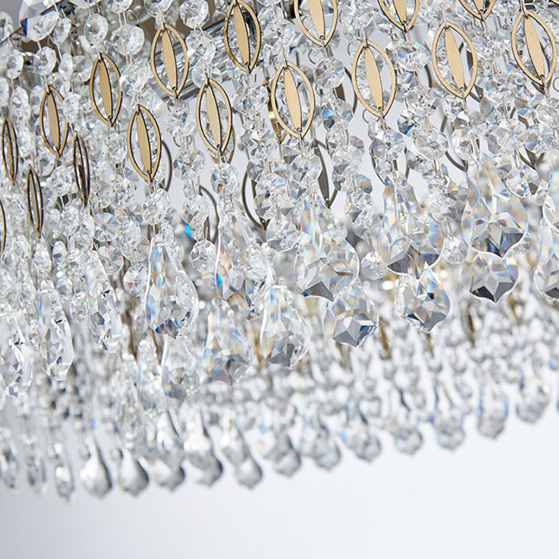 Contemporary Style Geometry Pendant Chandeliers Crystal Chandelier Lighting Fixtures