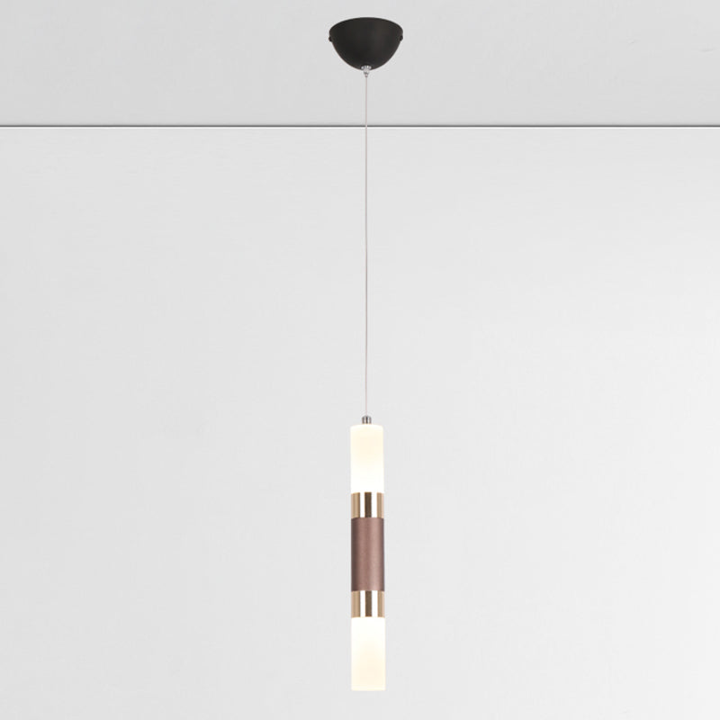 Cylindrical Shape Metal Hanging Lights Modern Style Hanging Light Fixtures