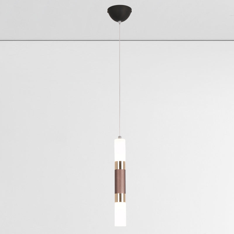 Cylindrical Shape Metal Hanging Lights Modern Style Hanging Light Fixtures