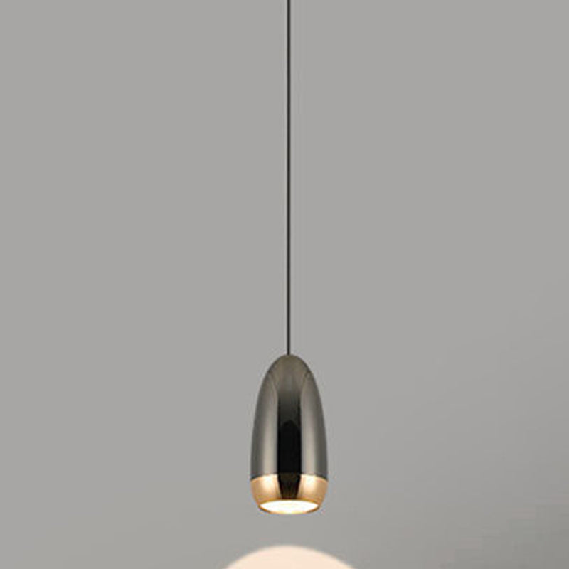 Unique Shape Hanging Lighting Modern Style Metal 1 Light Hanging Lamp for Bedroom