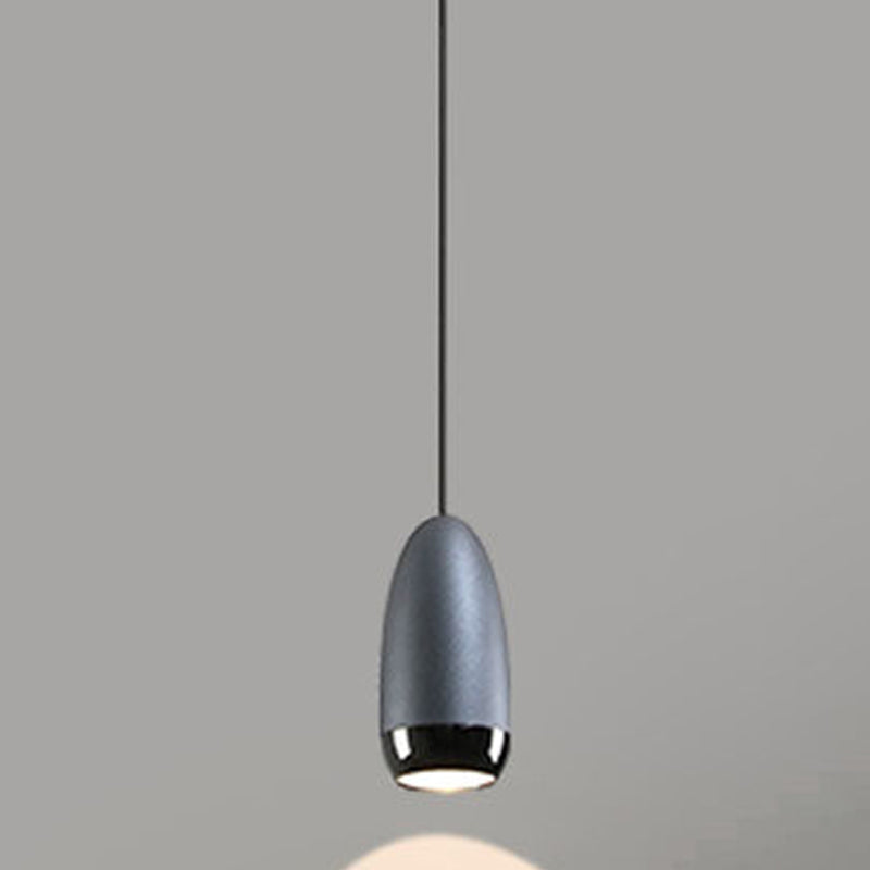 Unique Shape Hanging Lighting Modern Style Metal 1 Light Hanging Lamp for Bedroom