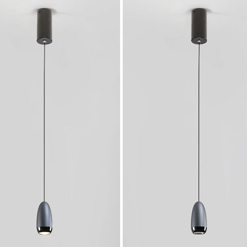 Unique Shape Hanging Lighting Modern Style Metal 1 Light Hanging Lamp for Bedroom