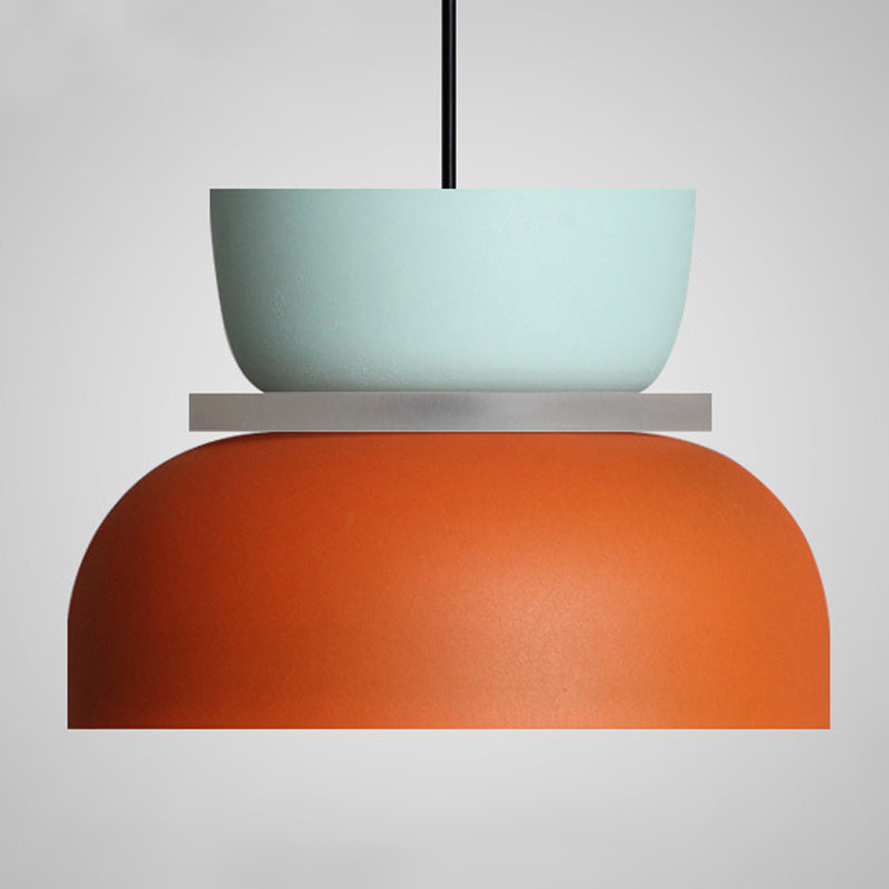 Bowl Shape Metal Hanging Pendant Light Nordic Style Ceiling Pendant Light