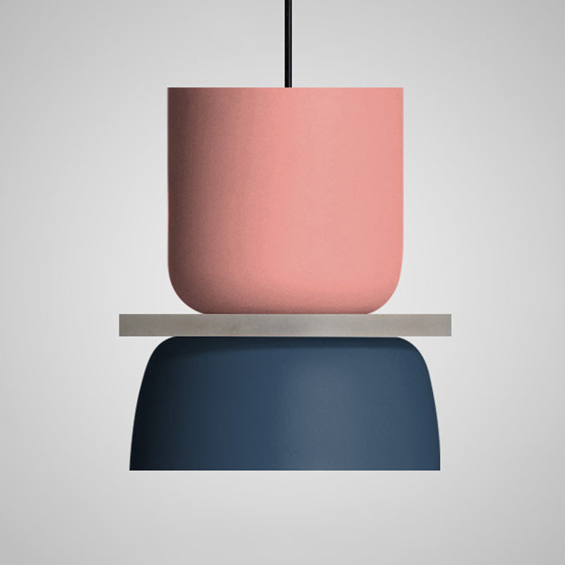 Bowl Shape Metal Hanging Pendant Light Nordic Style Ceiling Pendant Light