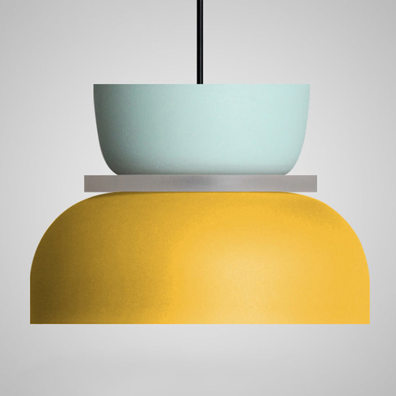 Bowl Shape Metal Hanging Pendant Light Nordic Style Ceiling Pendant Light